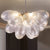 Modern Oval Shape Clear bubble Ball Swirled Texture Glass Chandelier LR1542
