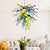 Blown Glass Chandelier Multi-Colors Chihuly Style