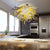  Chihuly Style Glass Chandelier Clear Yellow Gray And Pure White 