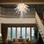 Chihuly Style Murano Glass Chandelier White Color