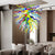 Blown Glass Chandelier Multi-Colors Chihuly Style
