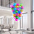 Bubbles Chandelier Blown Glass Colorful Balls