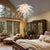 Chihuly Style Murano Glass Chandelier White Color