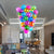 Bubbles Chandelier Blown Glass Colorful Balls