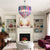 Vintage Multi-colors Rainbow Glass Prisms Tiered Chandelier