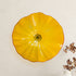 Golden Amber Yellow Murano Blown Glass Wall Plate D12"