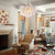 Talia Style Bubbled Clear Ball Swirled Texture Glass Chandelier