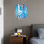 Miniature Designed Murano Glass Chandelier Blue And White Pendant