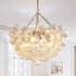 Talia Style Bubbles Chandelier Ribbed Clear Glass Ball D33" X H24"