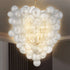 Talia Style Bubbles Chandelier Clear Ball Ribbed Texture D36" X H44"