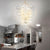 Talia Style Chandelier Bubbled Clear Glass Ball Swirled Texture D36