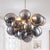 Electroplating Grey/Black Bubble Ball Chandelier Longree