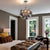 Electroplating Grey/Black Bubble Ball Chandelier Longree