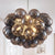 Electroplating Grey/Black Bubble Ball Chandelier Longree