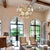 Sputnik Dandelion Hollow Out Steel Plates Chandelier