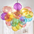 Colorful Blown Glass Bubble Balloon Chandelier