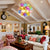 Colorful Blown Glass Bubble Balloon Chandelier