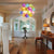 Colorful Blown Glass Bubble Balloon Chandelier