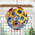 Ceiling In Blooms Blown Glass Plates Chandelier Multi-ColorsCeiling In Blooms Blown Glass Plates Chandelier Multi-Colors