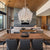 Farmhouse Tiered Wooden Chandelier – Nordic White Art Deco Lighting