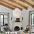Farmhouse Tiered Wooden Chandelier – Nordic White Art Deco Lighting