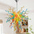 Crayons Exploding Blown Glass Chandelier Chihuly Style Art Decor
