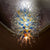 Blown Glass Chandelier Large Colorful Chihuly Style