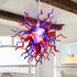 Enchanted Starlight Hand-Blown Glass Chandelier – Chihuly-Inspired Cosmic Art Pendant Light