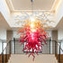 The Fire & Frost Ombre Chandelier — Luxury Hand-Blown Glass Ceiling Sculpture
