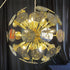 Sputnik Dandelion Hollow Out Steel Plates Chandelier