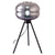 Modern Floor Lamp Nordic Iron Tripod-Standing & Tan Glass