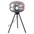 Modern Floor Lamp Nordic Iron Tripod-Standing & Tan Glass