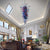 Blown Glass Chandelier Large Size Colorful Hanging Decor