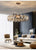 Modern Chandelier Diamond Shape Crystal Glass Pendant Island Light