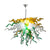 multi-colors hand blown art glass chandelier Chihuly style.jpg