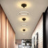 Modern Ceiling Light Round LED In Circle Dia 8"x H20"