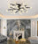Modern Chandelier Crystal Flower Stems LED For Living Room
