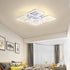 Modern Ceiling Light Flush Mount Square Remote Control Dimmable