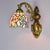 stained glass sconce light