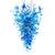 Chihuly like blown glass chandelier-Longree