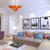 hand blown glass chandelier for living room.jpg