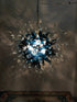 Planet Blast Blown Glass Chandelier Chihuly Style Art Decor