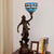 Antique Table Lamp Tiffany Art Statue Stained Glass
