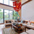 Modern Art Craft Handmade DIY Lily Shape Glass Chandelier LED Pendant Lamp Decoration for hotel hall
