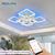 Modern Ceiling Light Flush Mount Square Dimmable-Longree