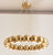 Modern Chandelier LED Golden Lanterns Metal Acrylic Suspension Lamps