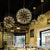 Modern Knob switch LED Sparkle Firework Sphere Chandelier For Living Room