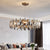 Modern Chandelier Diamond Shape Crystal Glass Pendant Hanging Light For Lounge