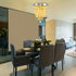 Modern Ceiling Chandelier Flush Mount Crystal Glass Pendants