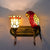 Stained glass sconce light